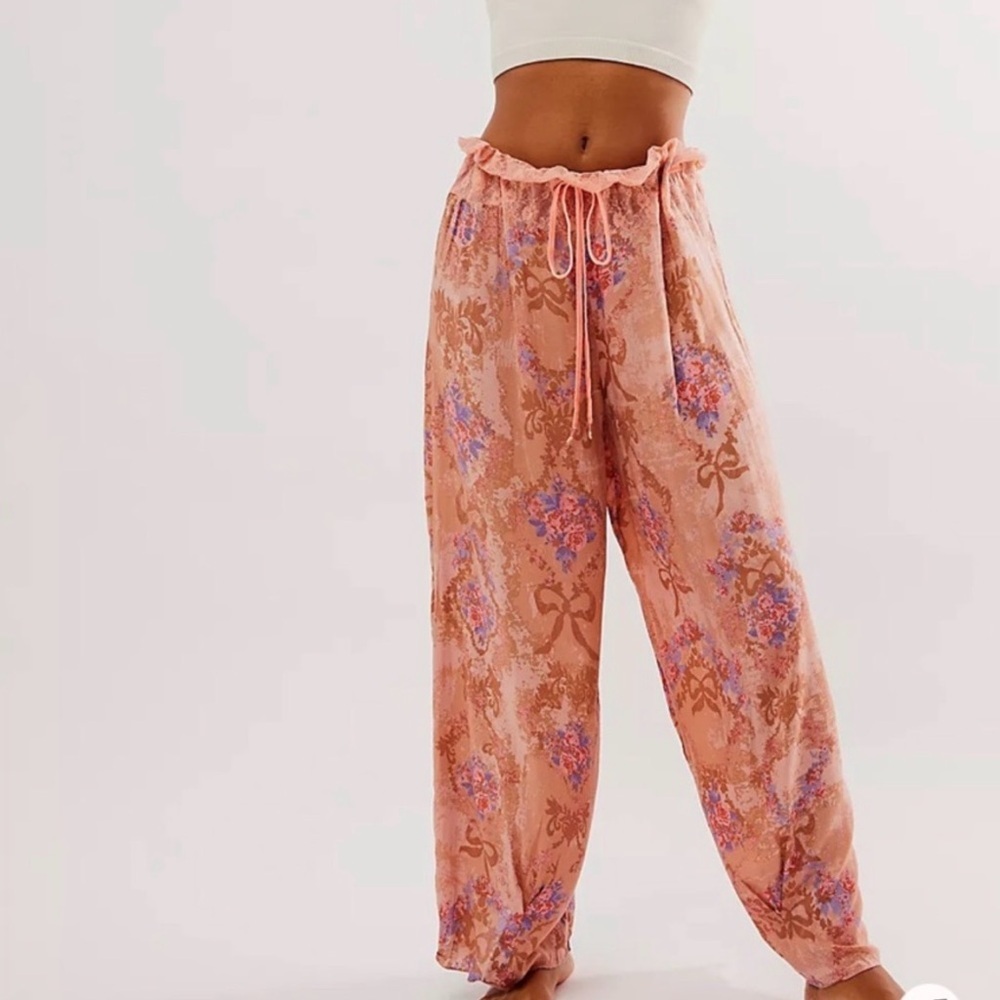 Free People Let It Be Lounge Pants Size S - Picture 3 of 8
